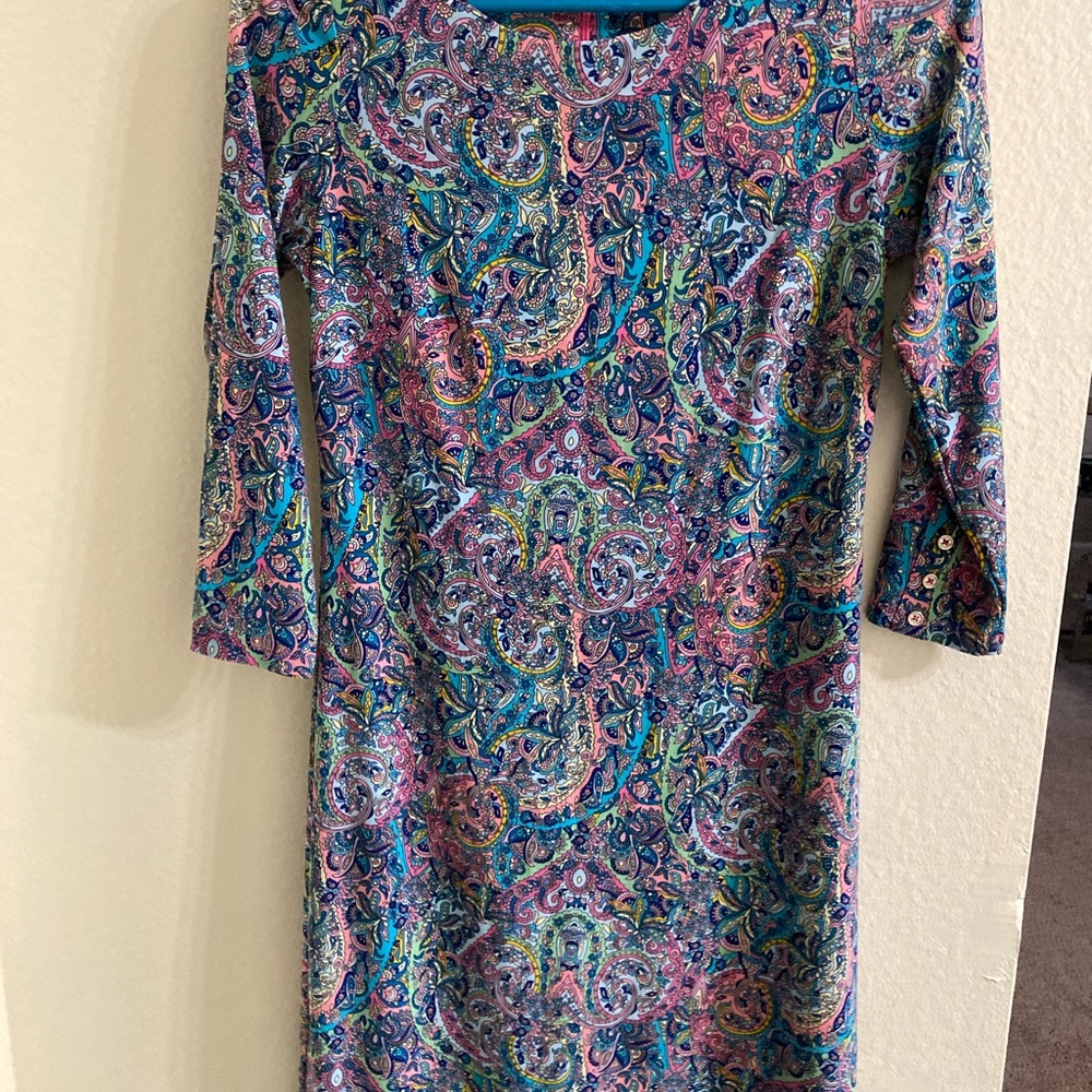 Colorful Paisley Print Women's Dress